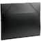 JAM Paper Black 11" x 15" Elastic Closure Plastic Portfolio